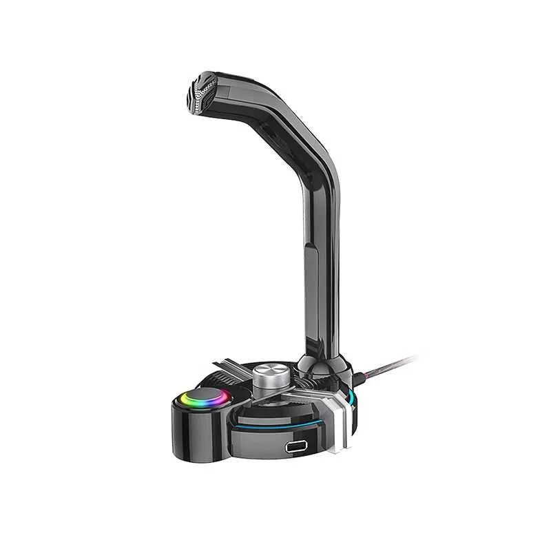 HAVIT GK56 crni RGB USB gaming mikrofon sa podesivim vratom