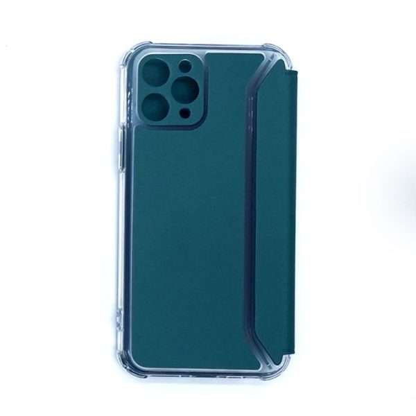 MODERN 11 PRO FLIP TAMNO ZELENA IPHONE FUTROLA