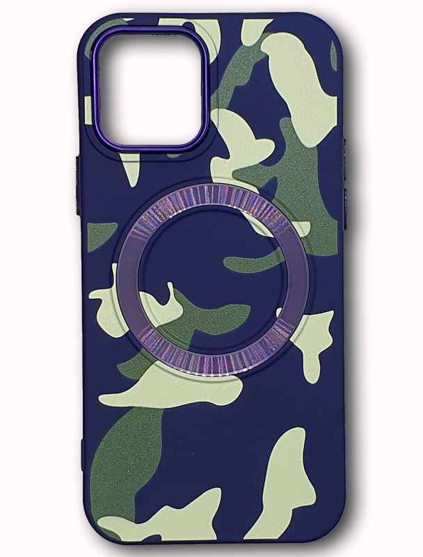 135790-0.jpeg CAMO 12/12 PRO SILIKON IPHONE PLAVA+ZELENA #6 - Image 1