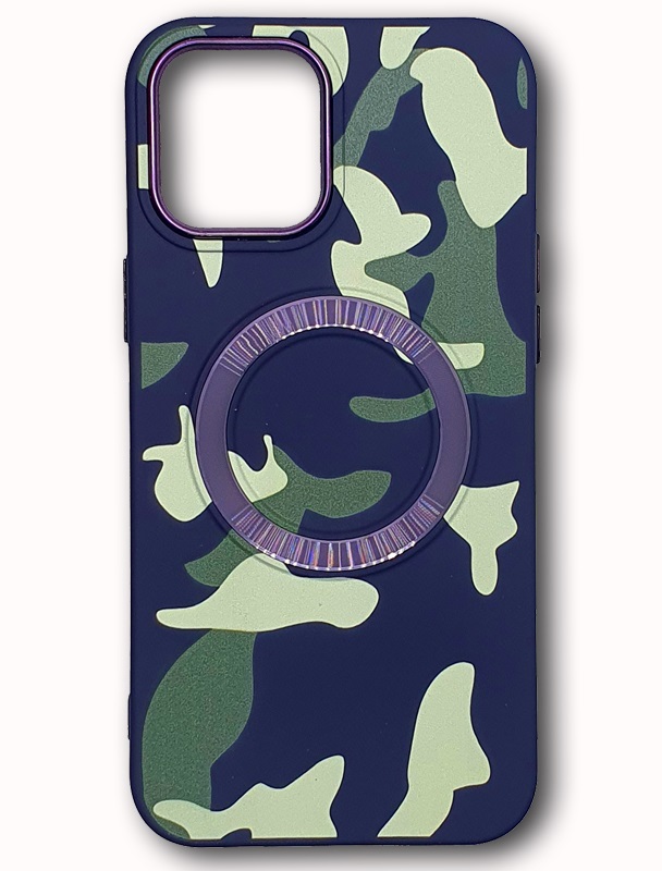 135797-0.jpeg CAMO 12 PRO MAX SILIKON IPHONE PLAVA+ZELENA #6 - Image 1