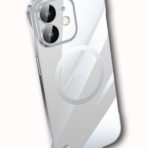 FRAMELESS 12 SILVER IPHONE FUTROLA