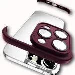 LENS PROTECTOR IPHONE 13 PRO BORDO SILIKONSKA ZASTITA