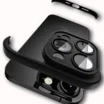 LENS PROTECTOR IPHONE 14 PRO CRNA SILIKONSKA ZASTITA