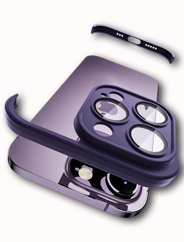 136251-0.jpeg LENS PROTECTOR IPHONE 14 PRO MAX LJUBICASTA SILIKONSKA ZASTITA - Image 1