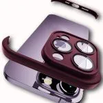 LENS PROTECTOR IPHONE 14 PRO MAX BORDO SILIKONSKA ZASTITA