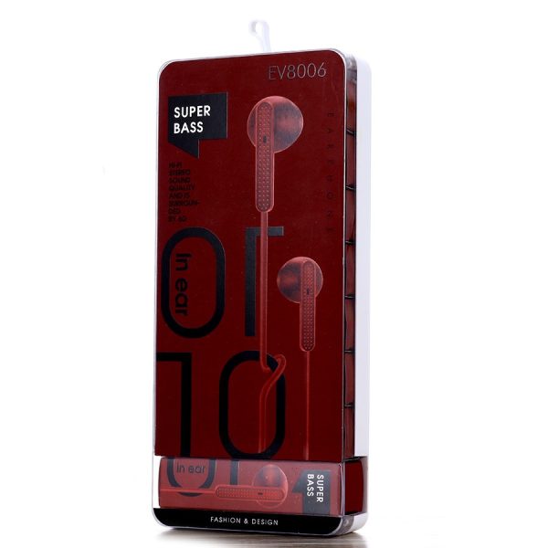 SLUSALICE EV8006 CRVENE