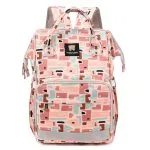 KINGSLONG PUTNICKI RUKSAK ZA MAME I BEBE  KLB190228PK- CAMO ROZA