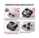 Positioner zaštitno staklo kamere Diamond i Metal za iPhone, dodatni prikaz 1