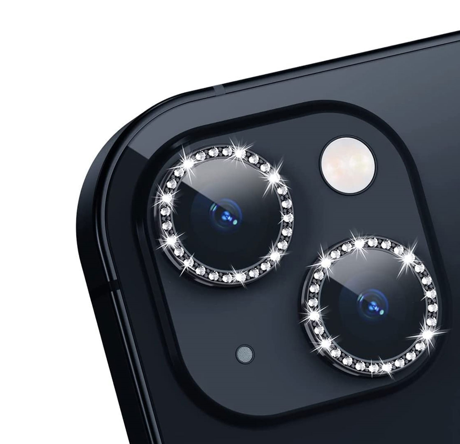 136856-0.jpeg POSITIONER STAKLO KAMERE DIAMOND IPHONE 11/12 MINI CRNA - Image 1