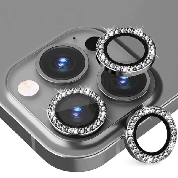 POSITIONER STAKLO KAMERE DIAMOND IPHONE 12 PRO CRNA