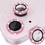 POSITIONER STAKLO KAMERE DIAMOND IPHONE 12 PINK