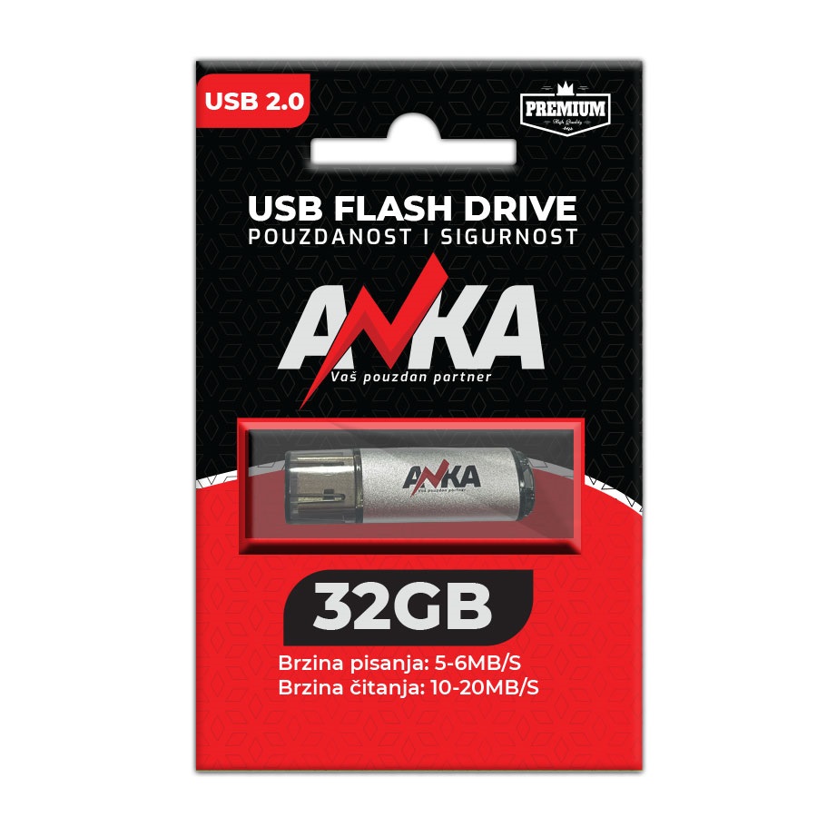 136943-0.jpeg USB FLASH DRIVE 32GB 2.0 WS5-6MB/S RS 10-20MB/S ANKA - Image 1