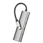 USB C TO PD HUB 5 U 1 10 GBPS 60 W BRZO PUNJENJE