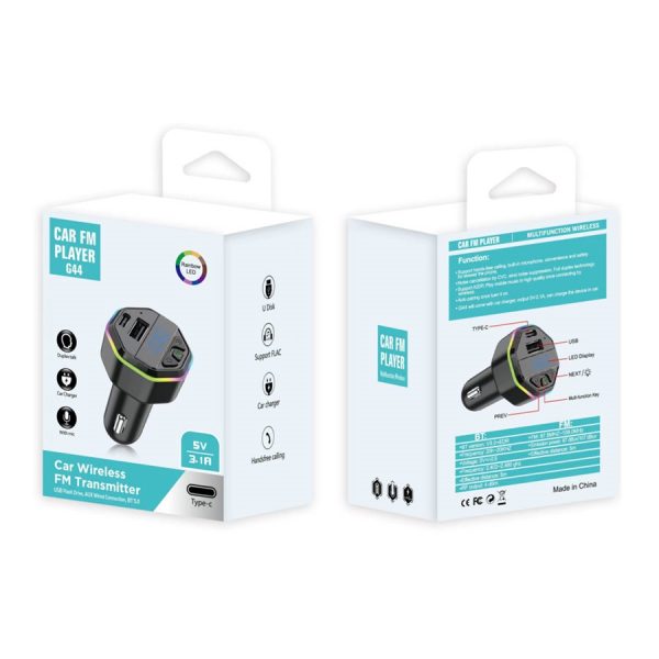 BLUETOOTH FM TRANSMITER FM-G44