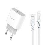 KUCNI PUNJAC ES-EU42 20W PD TIP-C NA LIGHTNING BIJELI