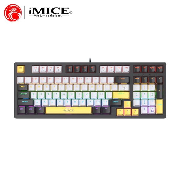 MEHANICKA TASTATURA GK-500 PLAVI SWITCH IMICE CRNO-ZUTA