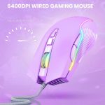 GAMING MOUSE CW905 WIRED ONIKUIMA PURPLE, dodatni prikaz 2