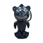 ST-02 ASTRONAUT BLUETOOTH LAMPA SA PROJEKCIJOM ZVIJEZDA CRNA