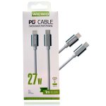 DATA KABAL TYPE C NA LIGHTNING 1M 27W ALUMINIJUM WEWO