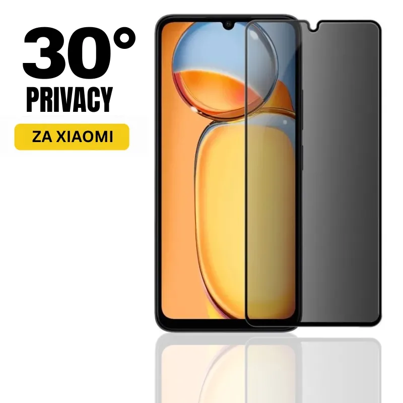Privacy 30 Degree zaštitno staklo za Xiaomi sa zaštitom privatnosti ekrana
