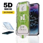 5D Magic Box zaštitno staklo za iPhone sa okvirom za jednostavnu instalaciju