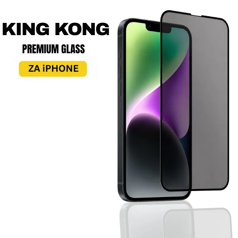 King Kong zaštitno staklo za iPhone sa potpunom zaštitom ekrana i visokom otpornošću