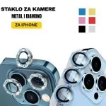 Metal zaštitno staklo za kameru telefona sa elegantnim metalnim okvirom