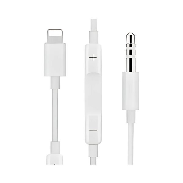 LIGHTNING NA 3,5MM AUX CABAL 1,2M BIJELI