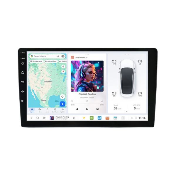 DUDU3 ANDROID MULTIMEDIJA ZA AUTO – 9', 4-64GB, 8-JEZGARNI, UIS8581