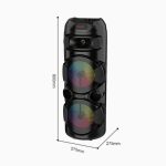 BLUETOOTH ZVUCNIK ZQS8220S 9W*2 BT MIC 275*275*800MM SING-E, dodatni prikaz 1