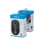 iMICE W-618 crni bežični miš sa LED osvjetljenjem i USB prijemnikom