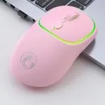 iMICE W-618 crni bežični miš sa LED osvjetljenjem i USB prijemnikom