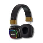 Bluetooth slušalice M4 RGB nude čist i uravnotežen zvuk uz atraktivan dizajn sa RGB osvjetljenjem. Udobni jastučići i bežično povezivanje čine ih idealnim za svakodnevnu upotrebu kod kuće, na poslu ili u pokretu.