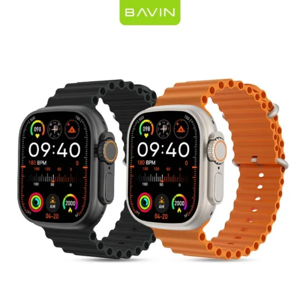 BAVIN BW-600 AI pametni sat BT5.3 crna i narandžasta