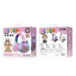 Plisane Bluetooth slusalice WBK873 vt pink-plava, dodatni prikaz 1