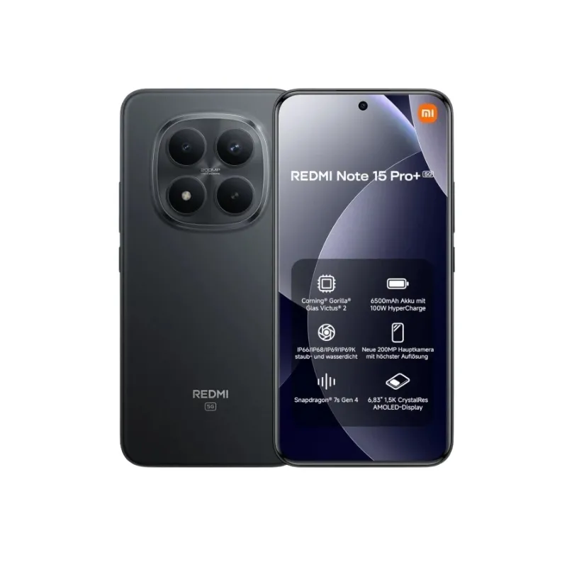 Xiaomi Redmi Note 15 Pro 8GB 256GB crni pametni telefon