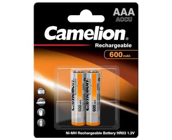 100625-0 CAMELION BATERIJA R03 MICRO AAA BP2 600MA - Image 1