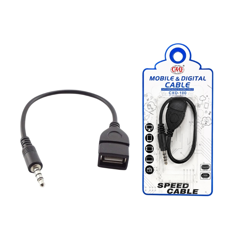 144029-0 KABAL USB-A TO AUX 3,5MM - Image 1