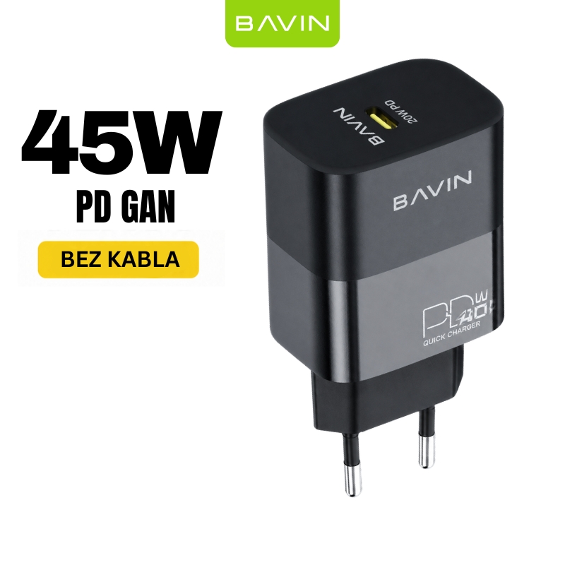 143886-0 BAVIN PC986Y GaN kućni punjač 45 w PD brzi