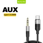 BAVIN AUX-56 audio kabal 2 m USB-C na 3.5 mm