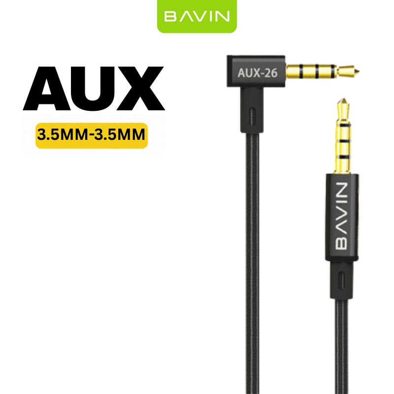 143899-0 BAVIN AUX-26 audio kabal 3.5 mm na 3.5 mm - Image 1