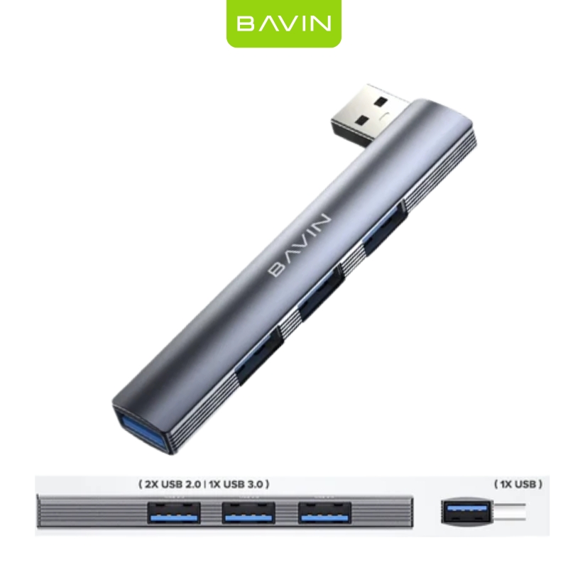 143909-0 BAVIN HUB-32 USB adapter 4 u 1 USB 3.0 - Image 1