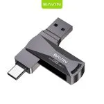BAVIN USB drive 64 gb 3.2 + USB-C W30 mb / s - R100 mb / s tlc UF-02-64G
