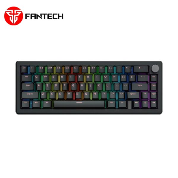 FANTECH Atom X66 MK614 Retro crna mehanička gaming tastatura sa Ice Apricot prekidačima