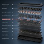 FANTECH Atom X66 MK614 Retro crna mehanička gaming tastatura sa Ice Apricot prekidačima