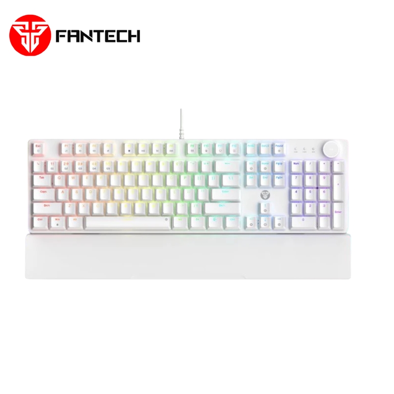 143937-0 Mehanička žičane tastatura maxpower ii MK894 bijela (lemon zest switch) FANTECH - Image 1