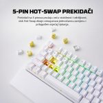 FANTECH Maxpower II MK894 bijela mehanička gaming tastatura sa Lemon Zest prekidačima