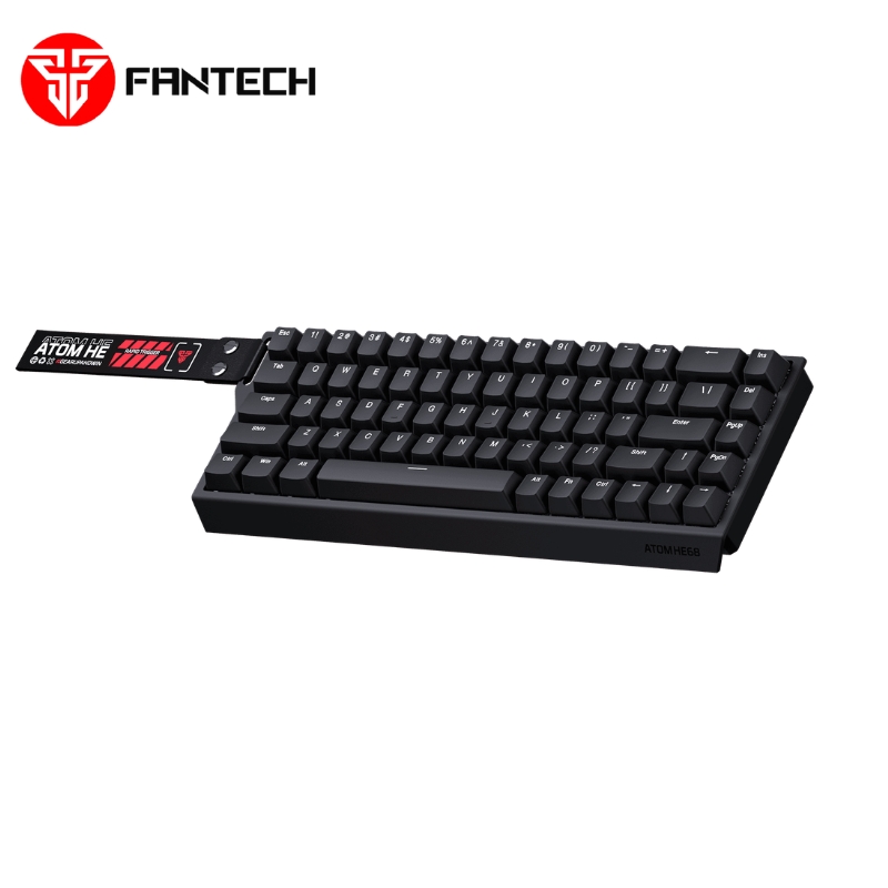 143938-0 Tastatura magnetna žičana atom HE68 MK811 crna (emerald switch) FANTECH - Image 1