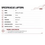 HP OMEN 9 Gaming laptop 15,6" i7 12. generacije RTX 3060 6 GB