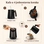 RAF R.103 električna džezva za kafu 600 W 300 ml